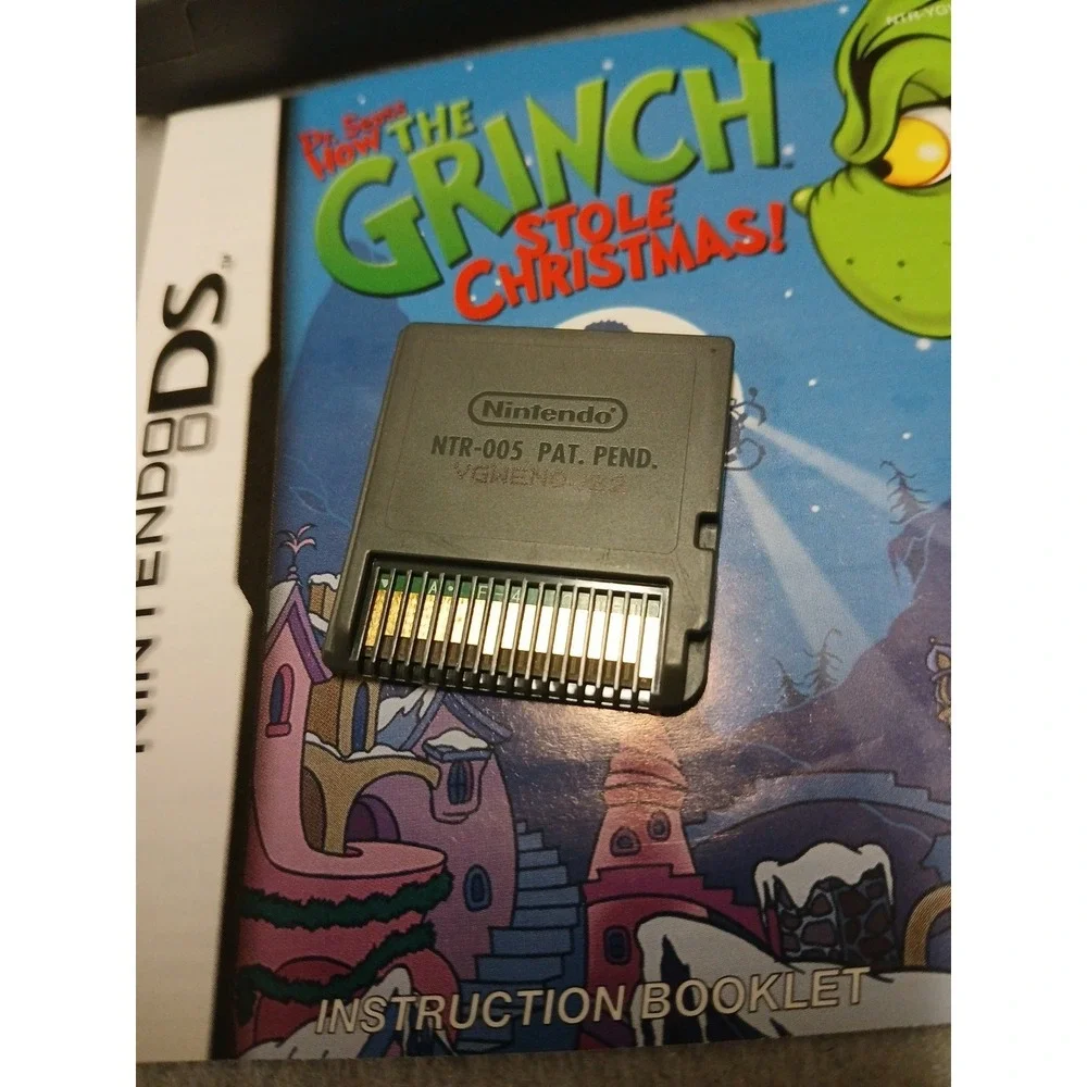 Dr. Seuss How the Grinch Stole Christmas (Nintendo DS, 2007)‎ CIB | Tested